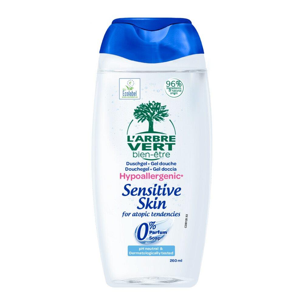 L'ARBRE VERT Shower Gel for Sensitive Skin (260ml)