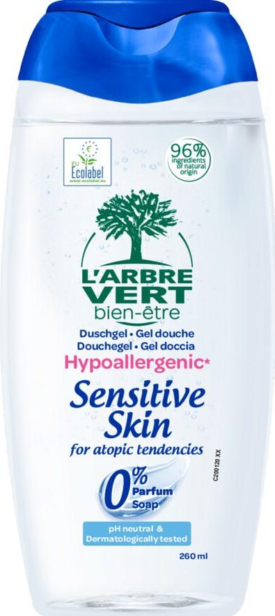 L'ARBRE VERT Shower Gel for Sensitive Skin (260ml)