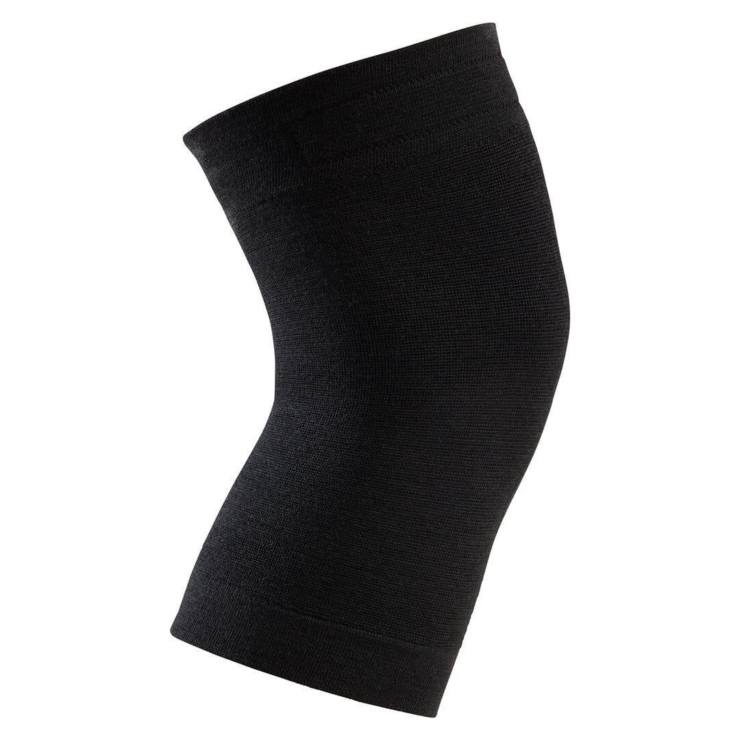 Eusana Pure Knie- und Ellbogenwärmer anatomisch Schwarz XS (1 Stk)