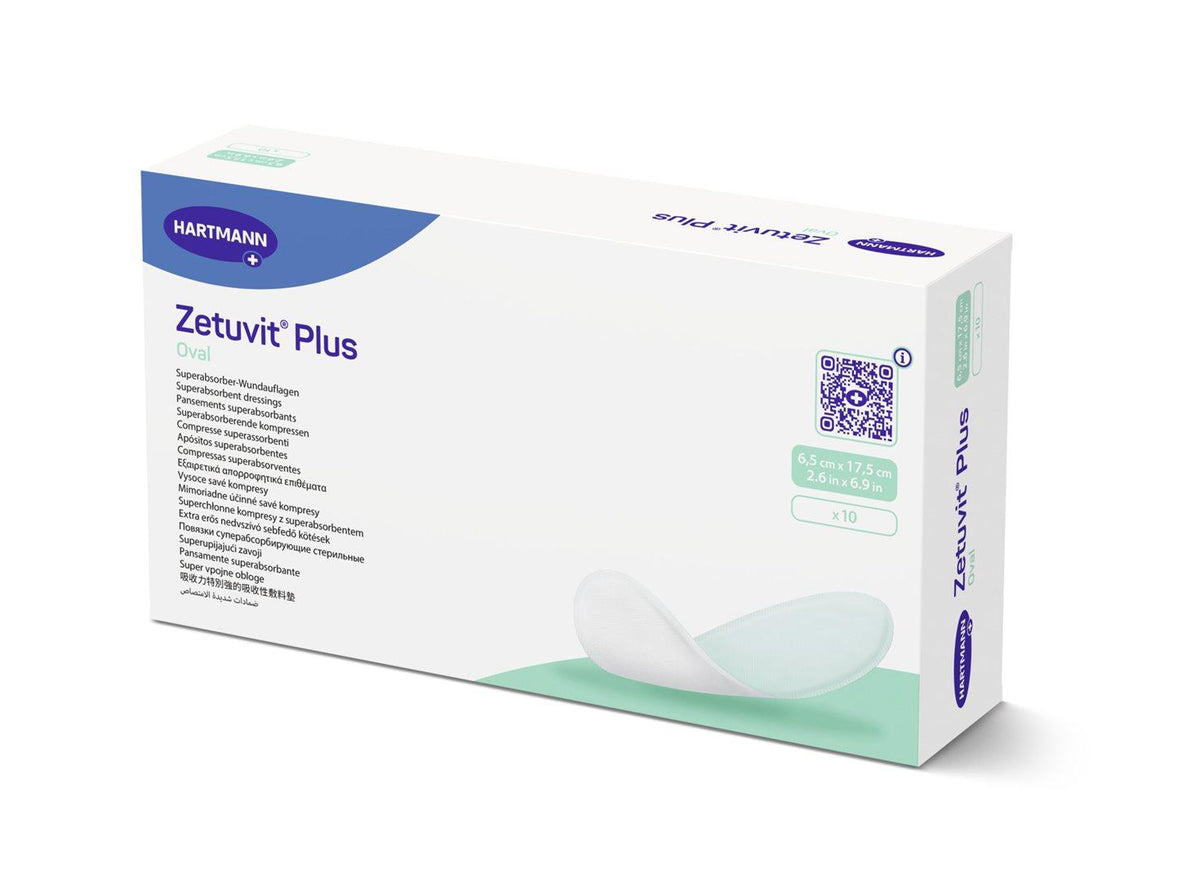 Zetuvit Plus Oval Wundauflage (10 Stk)