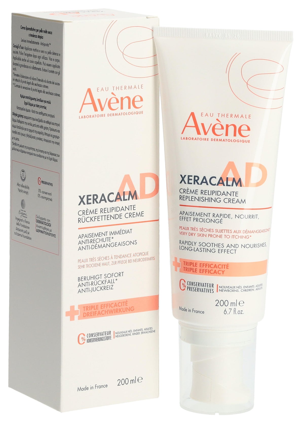 Avène XeraCalm A.D Rückfettende Creme (200ml)