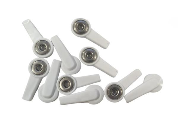 FIAB Adattatore a bottone 4mm per cavi ECG (10 pz)