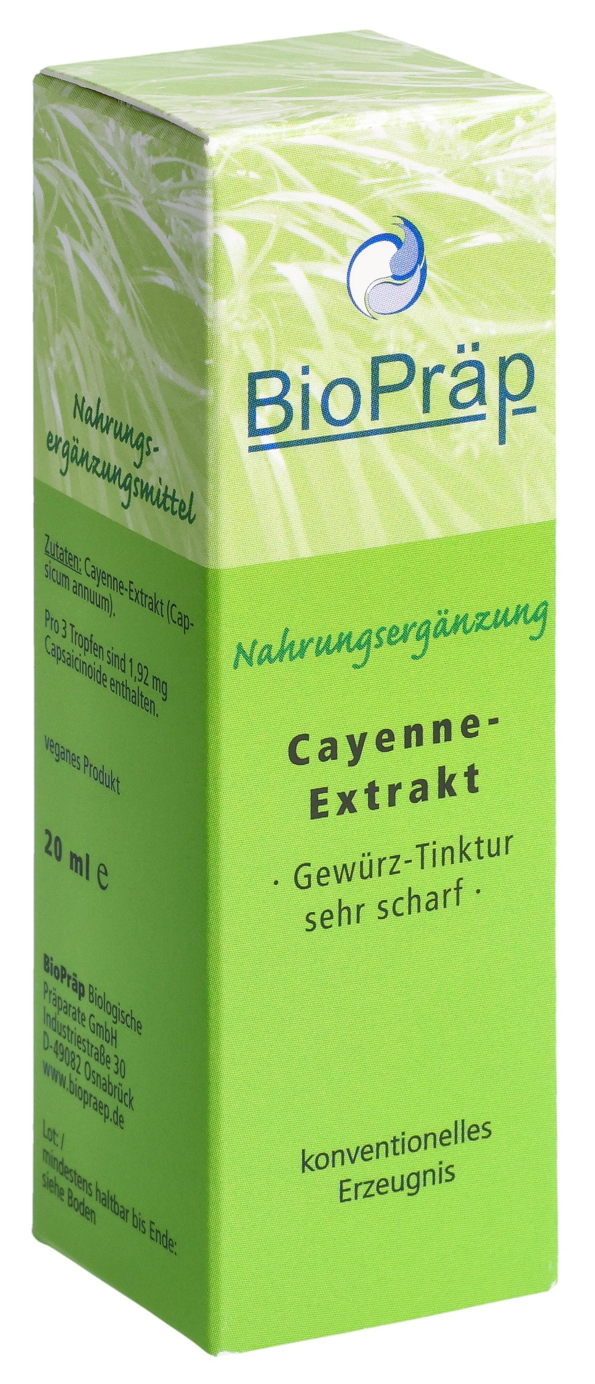 BioPräp Cayenne Extract Drops (20ml)