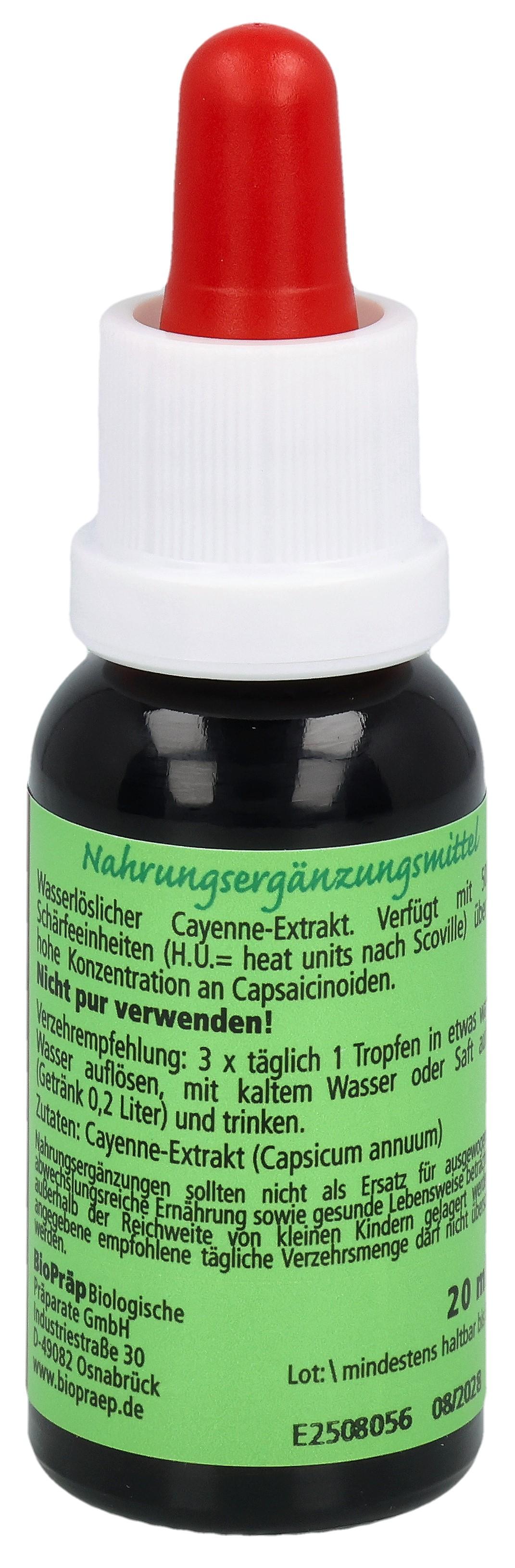 BioPräp Cayenne Extract Drops (20ml)