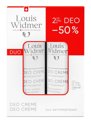 Louis Widmer Deo-Duo Creme Antitranspirant ohne Parfum (2 x 40ml)