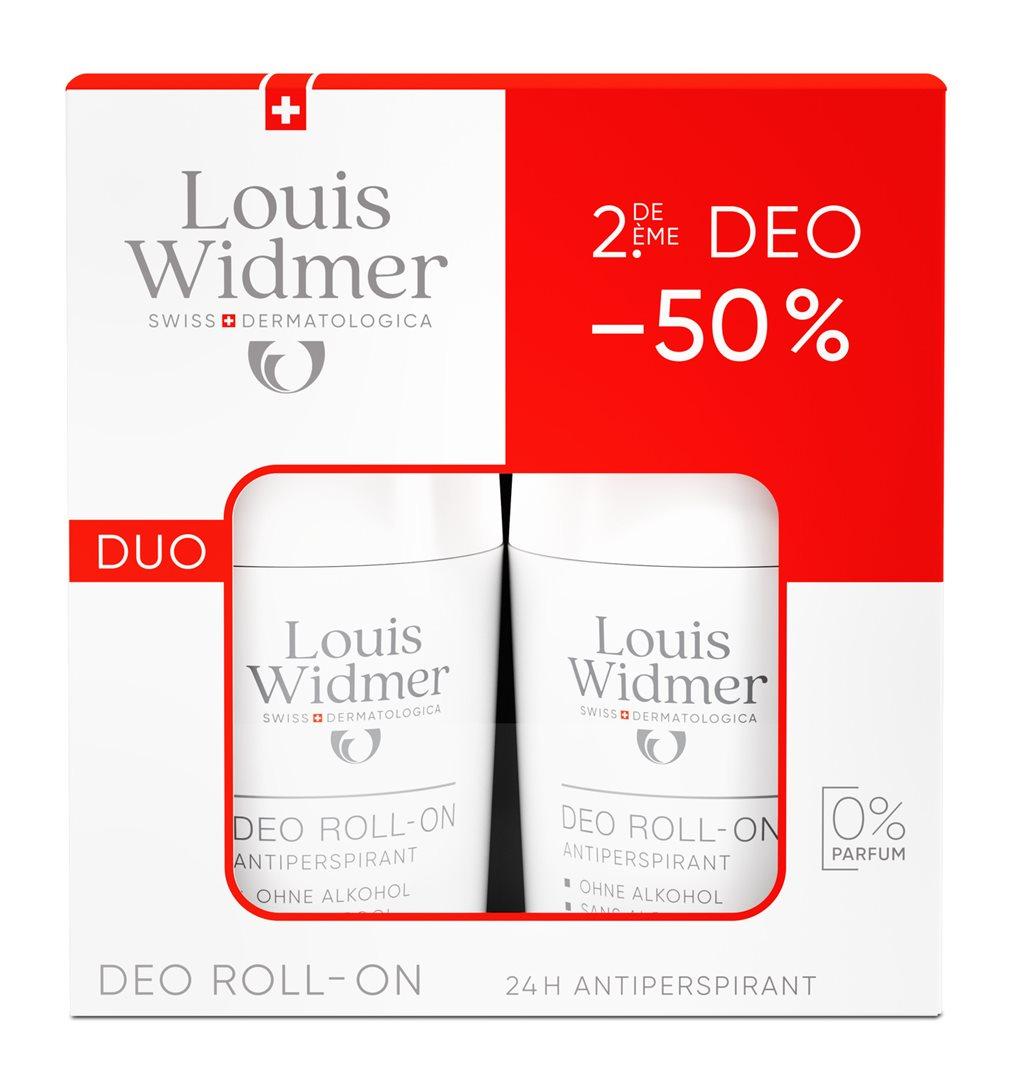 Louis Widmer Deo-Duo Roll-on Antitranspirant ohne Parfum (2 x 50ml)