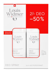 Louis Widmer Deo-Duo Spray Antitranspirant ohne Parfum (2 x 75ml)