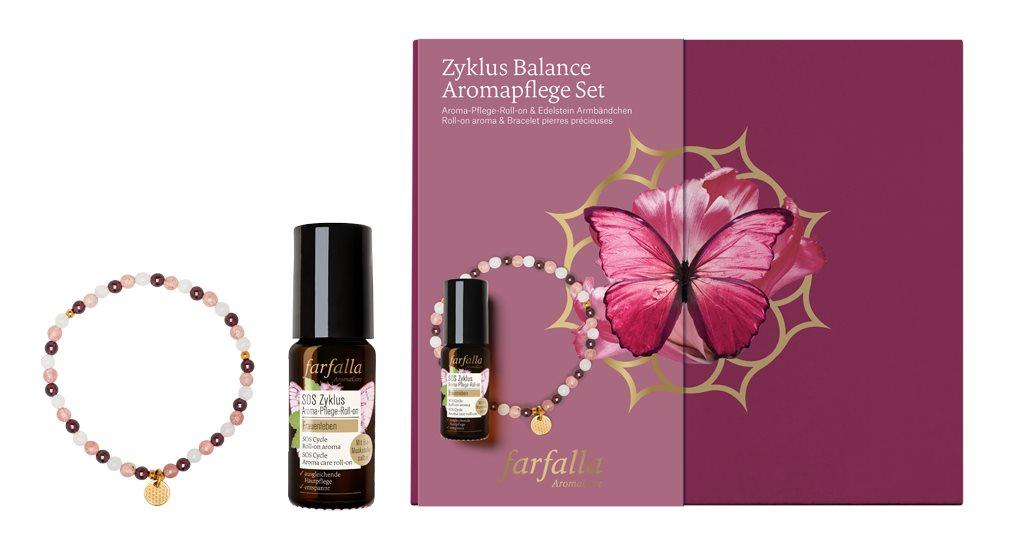 Farfalla Frauenleben Aromapflege Set Zyklus Balance (2-teilig)