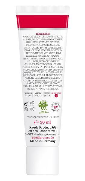 PAEDIPROTECT Crème Solaire Alpine SPF 50+ (30ml)