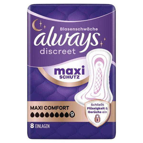 Always Discreet Einlagen Maxi Comfort (8 Stk)