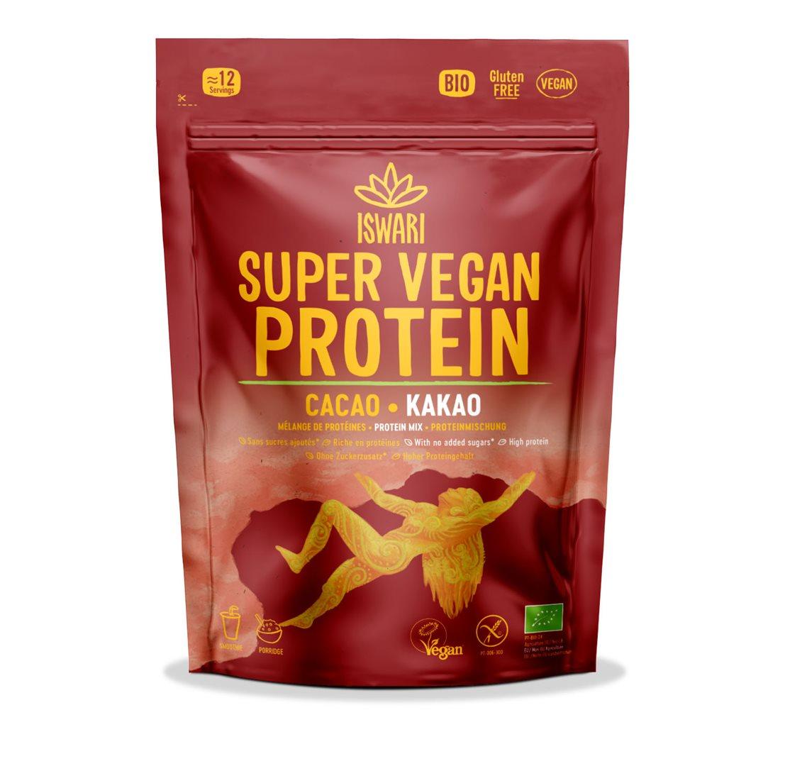 ISWARI Super Vegan Protein Kakao Bio (8 Stk)