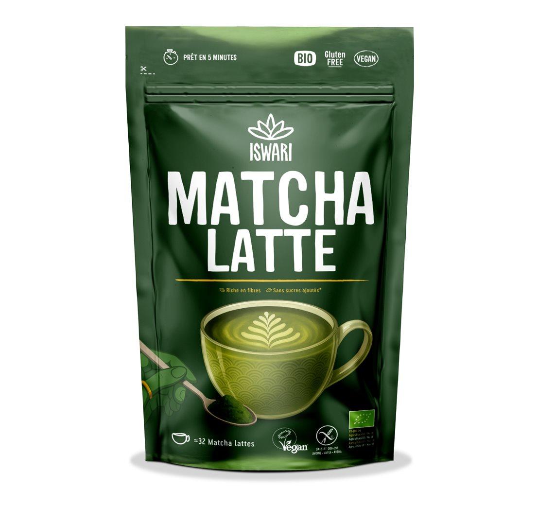 ISWARI Matcha Latte Bio (8 Stk)