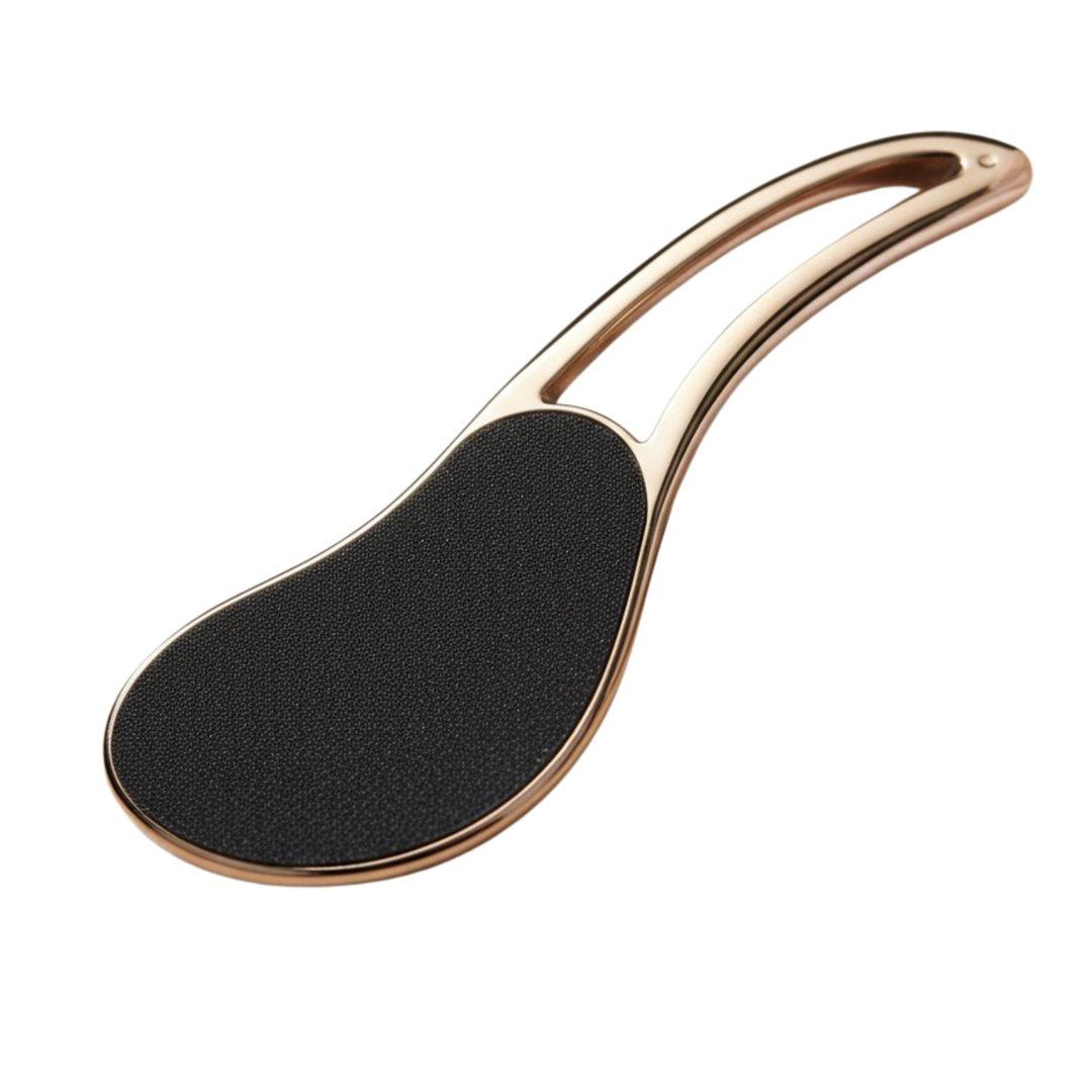 HERBA Raspa piedi nano-cristallo oro metallizzato (17.5cm)