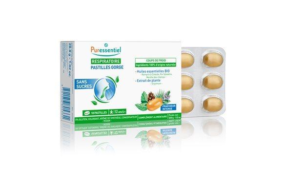 Puressentiel Halspastillen ohne Zucker (18 Stk)