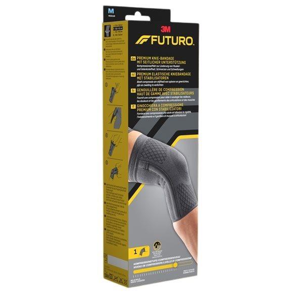 3M FUTURO Premium Kniebandage mit seitlicher Stütze M (1 Stk)