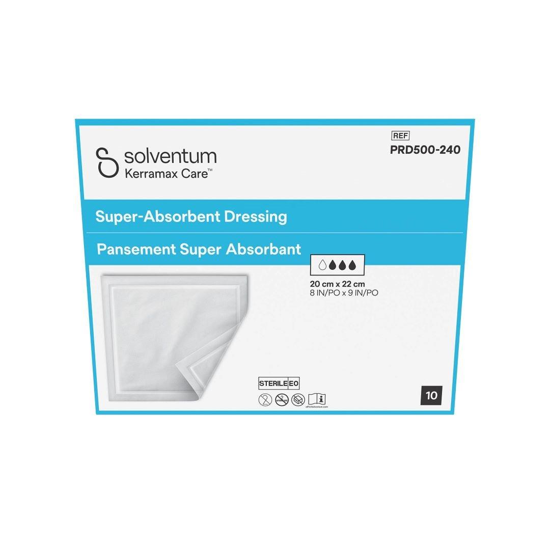 Solventum Kerramax Care superabsorbierende Wundauflage 20 x 22cm (10 Stk)