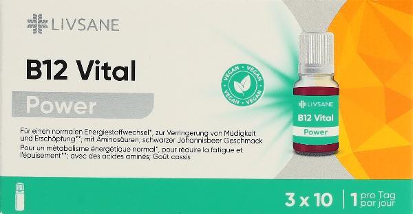 Livsane B12 Vital Power Trinkfläschchen (30 Stk)