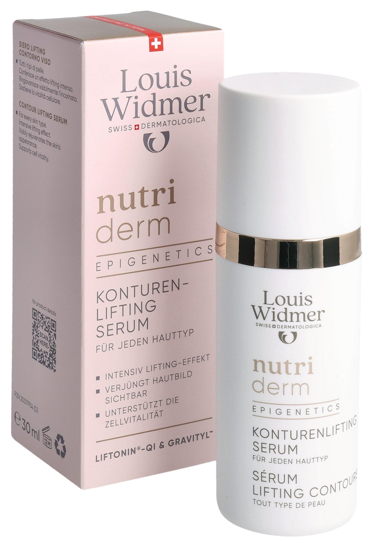 Louis Widmer Nutriderm Epigenetik Kontur Serum parfümiert (30ml)