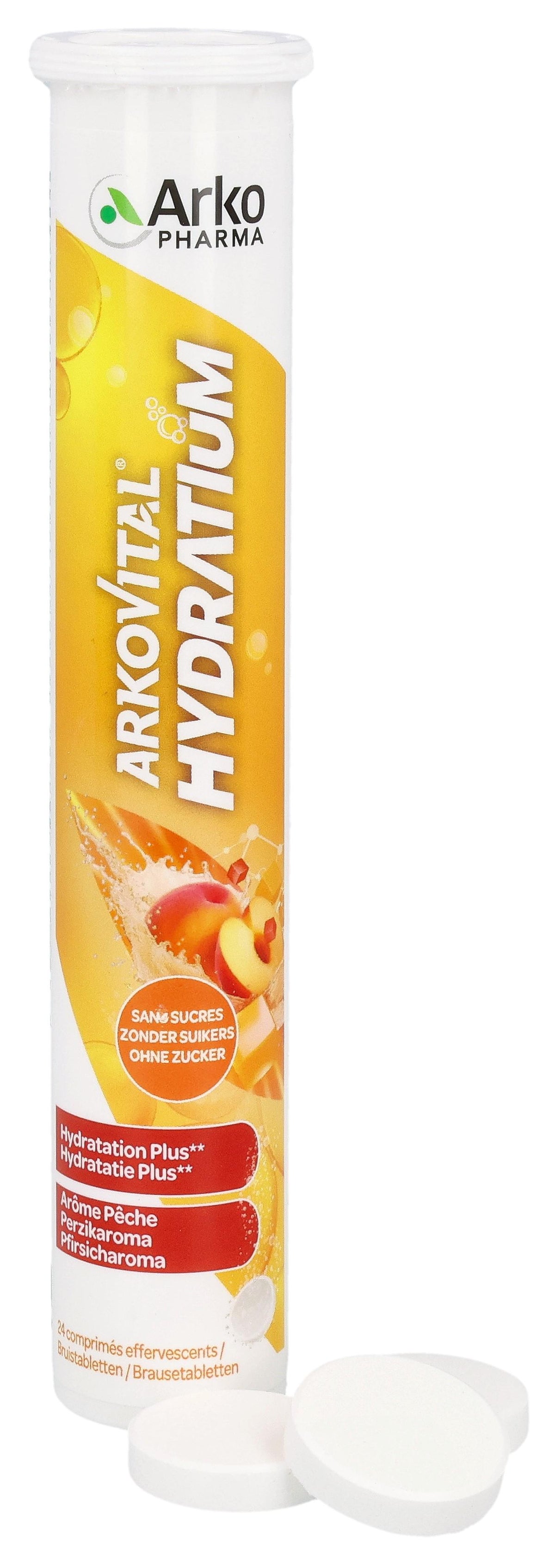 ARKOVITAL Hydratium Brausetabletten Pfirsich (24 Stk)