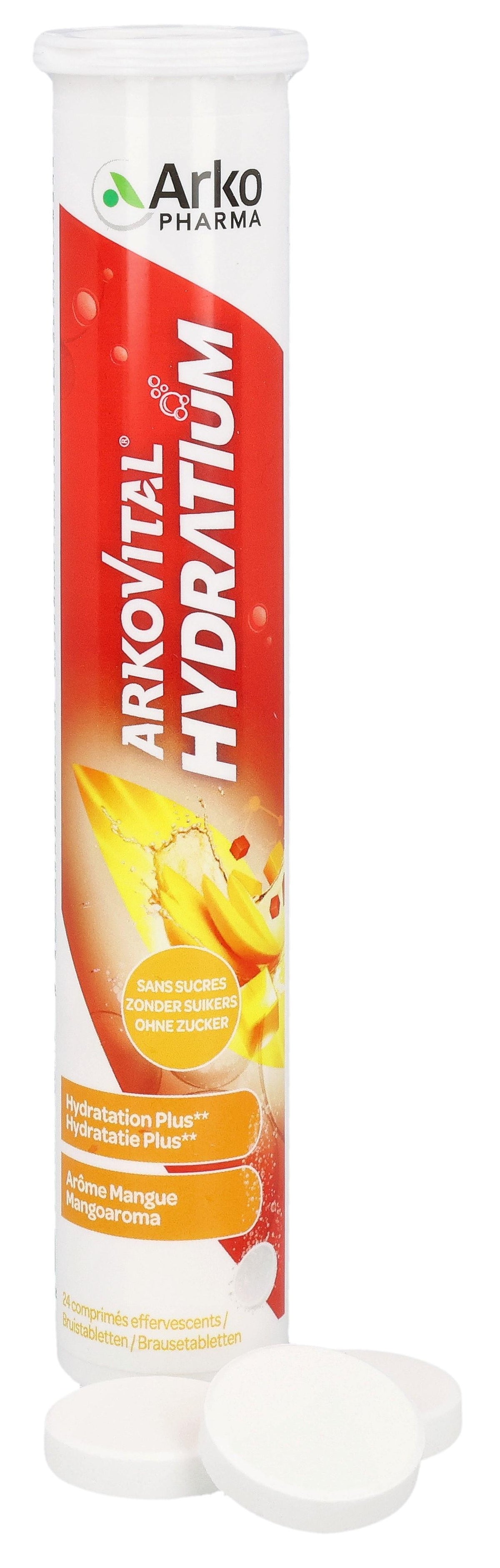 ARKOVITAL Hydratium Brausetabletten Mango (24 Stk)
