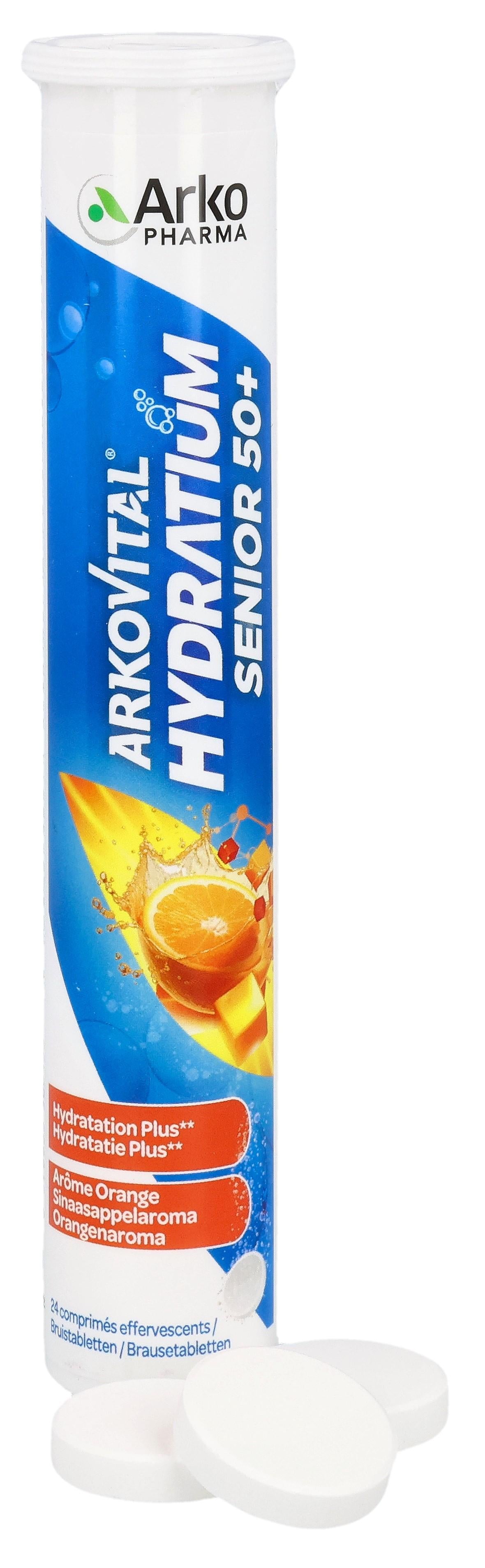 ARKOVITAL Hydratium Senior 50+ Brausetabletten Orange (24 Stk)