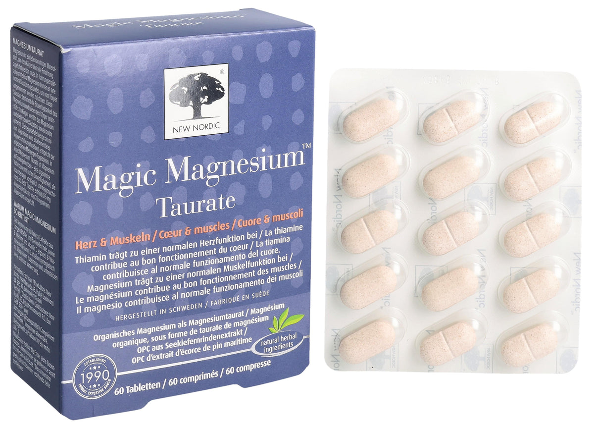 NEW NORDIC Magic Magnesium Taurate Tabletten (60 Stk)