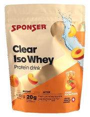 Sponser Clear Iso Whey Ice Tea Peach Proteine in polvere (450g)