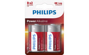 Philips Power Alkaline Batterien D/LR20 (2 Stk)