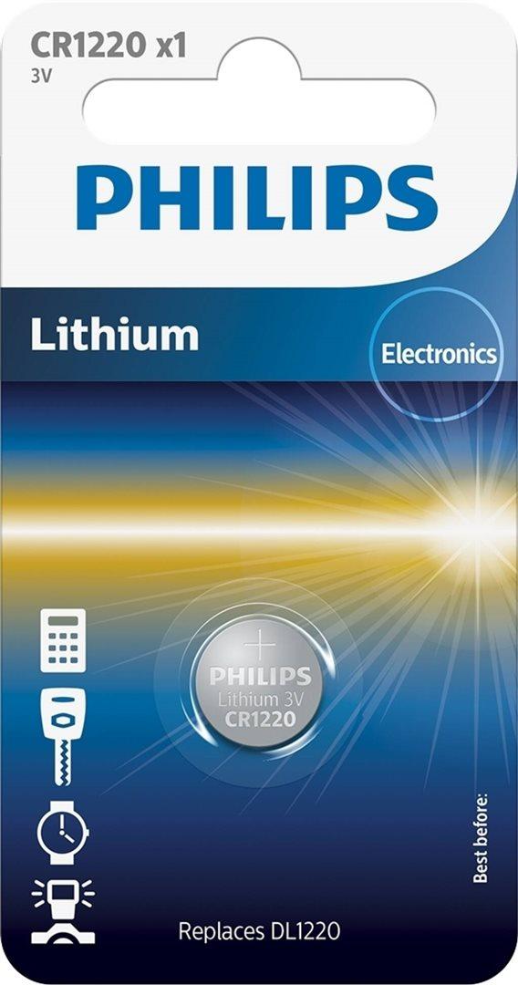 Philips Lithium Knopfzelle CR1220 (1 Stk)