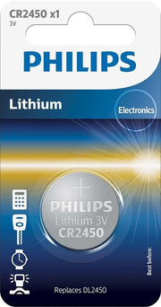Philips Lithium Knopfzelle CR2450 (1 Stk)