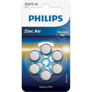 Philips Pile pour appareil auditif 675 (6 pces)