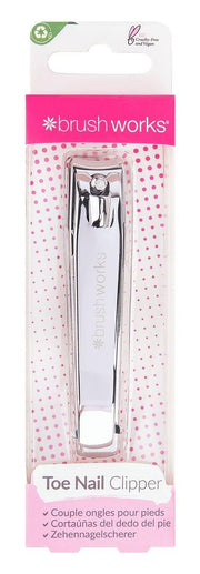Brushworks Toe Nail Clipper coupe-ongles pour pieds (1 pce)