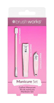 Brushworks Manicure Set (3 pcs)
