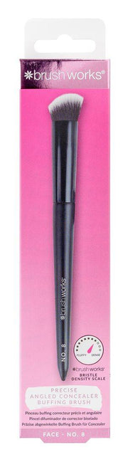 Brushworks No. 8 Precise Angled Concealer Buffing Brush pennello correttore (1 pz)