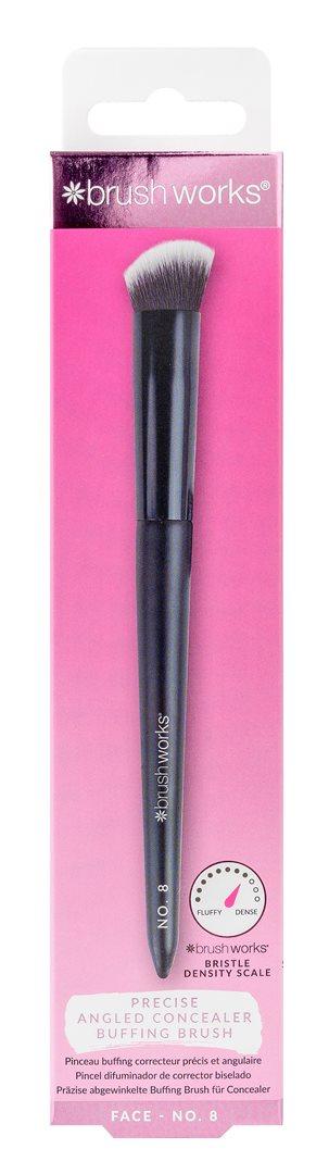 Brushworks No. 8 Precise Angled Concealer Buffing Brush pennello correttore (1 pz)