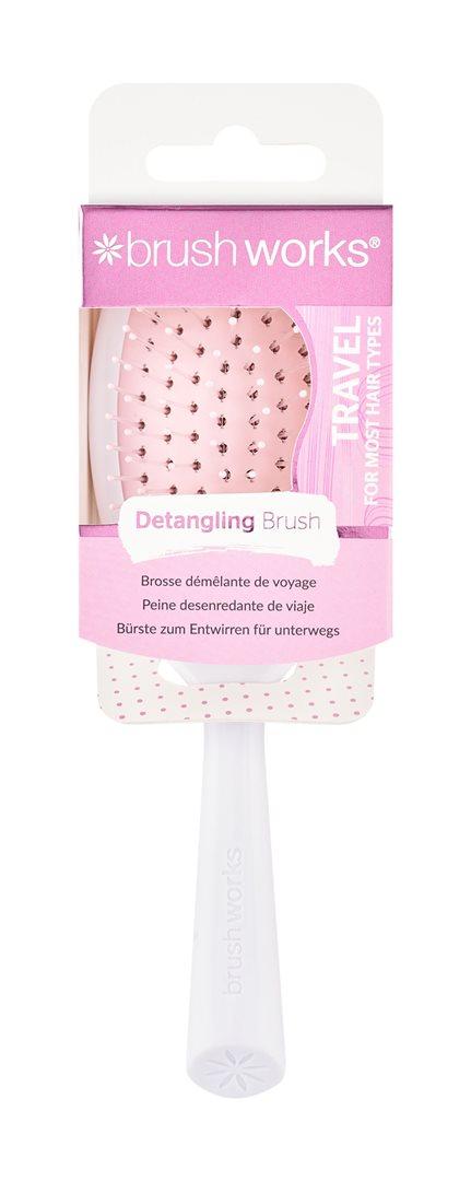 Brushworks Travel Detangling Hair Brush spazzola districante da viaggio (1 pz)