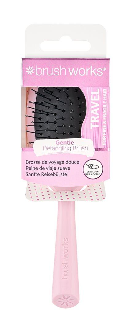 Brushworks Gentle Travel Hair Brush Reise-Haarbürste (1 Stk)