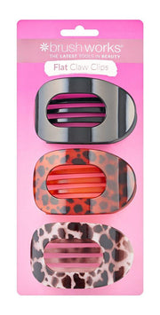 Brushworks Flat Claw Clips (3 pcs)