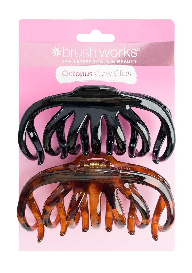 Brushworks Octopus Claw Clips Haarklammern (2 Stk)