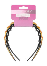 Brushworks Zig Zag Headband (3 pcs)