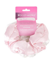 Brushworks Large Cloud Scrunchies Pink & White (2 Stk)