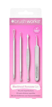 Brushworks Blackhead & Blemish Remover Set Mitesserentferner (4 Stk)