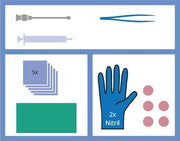MediSet Set per la cura delle ferite con cannula bottonuta 9906270 (1 pz)