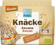 PURAL Knäckebrot Roggen Sesam Demeter (250g)