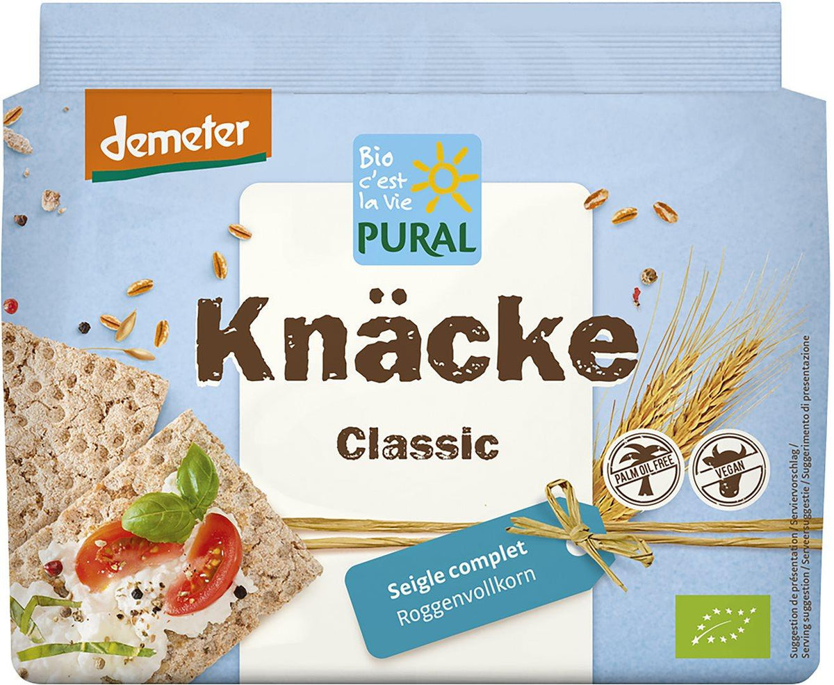PURAL Knäckebrot Roggen Delikatess Demeter (250g)