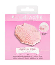 Brushworks Silicone Face & Body Cleansing Brush (1 Stk)