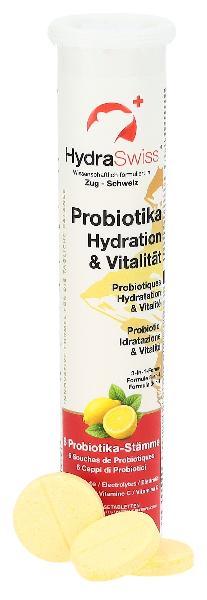 HydraSwiss Probiotics Hydration & Vitality Effervescent Tablets Lemon (20 pcs)