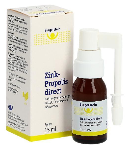 Burgerstein Zink-Propolis direct Spray (15 ml)