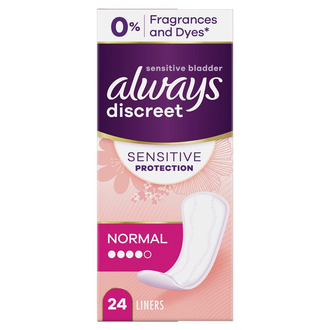 always Discreet Inkontinenz Slipeinlagen Sensitive Normal (24 Stk)