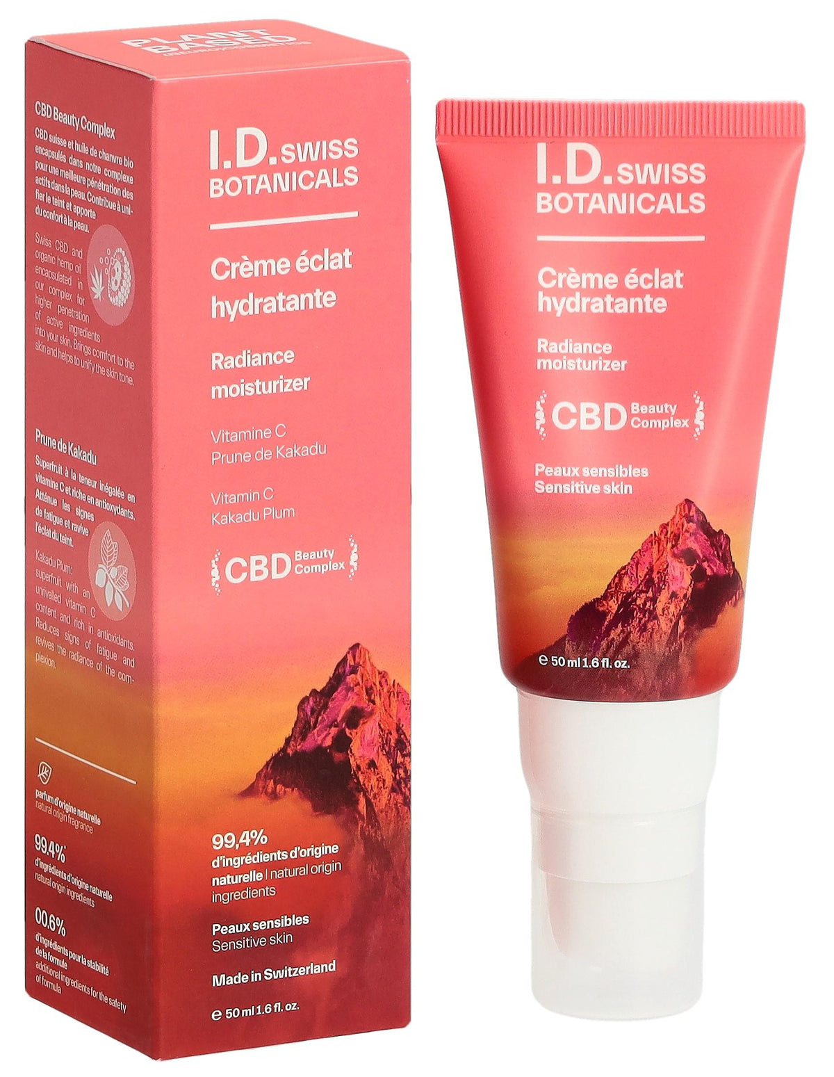 I.D. Swiss Botanicals Glow-Creme feuchtigkeitsspendend (50ml)